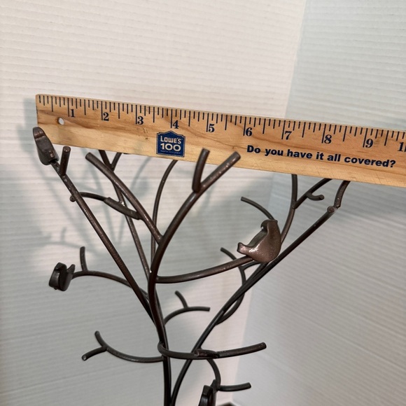 Jewelry Tree Metal Decor Birds Branches  Rings Bracelets Necklaces Cottage Boho‎ - Picture 3 of 9